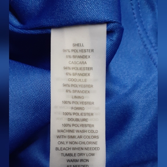 VINCE CAMUTO  Flowy Holiday Scoop Neck Dress, Cobalt - Picture 7 of 10